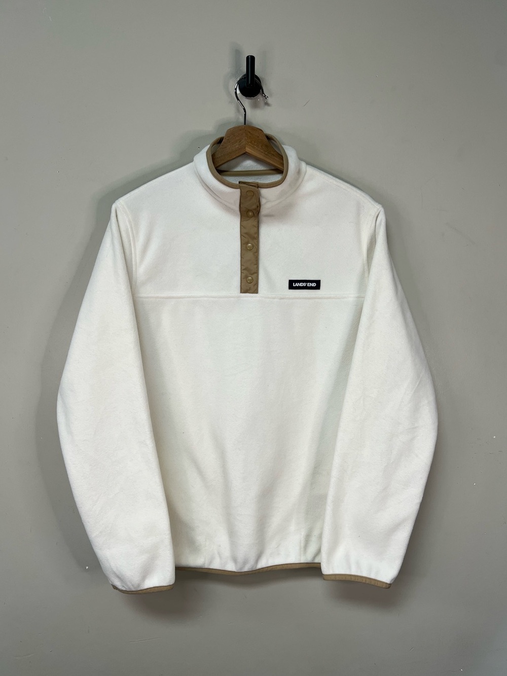 Womens Lands End T Snap Fleece